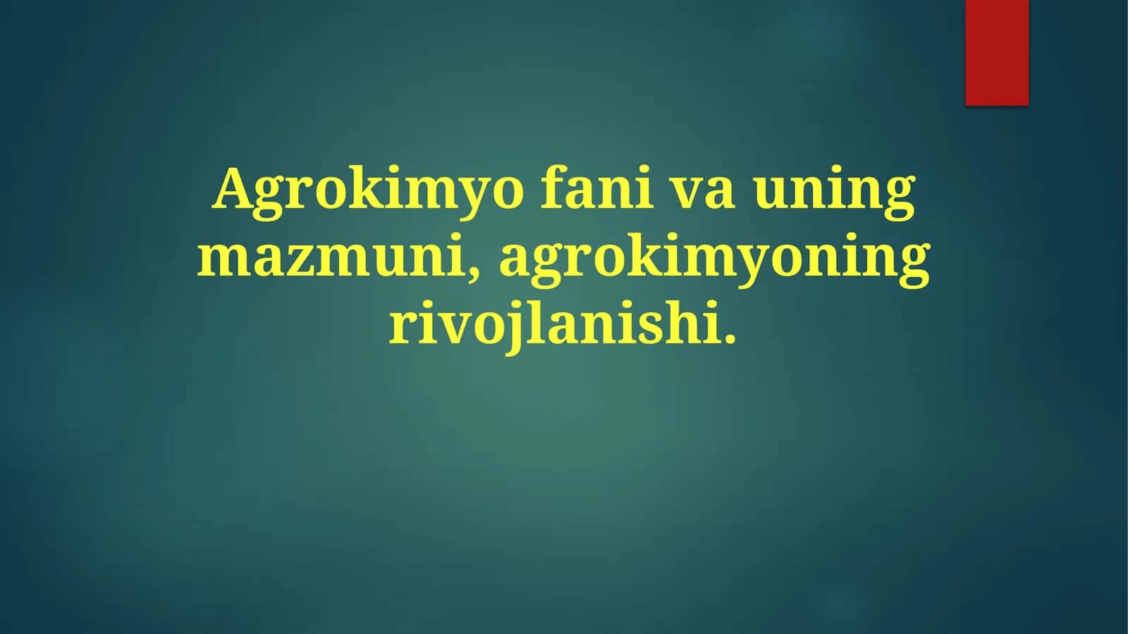 Agrokimyo fanining mazmuni, agrokimyo ning rivojlanishi 1