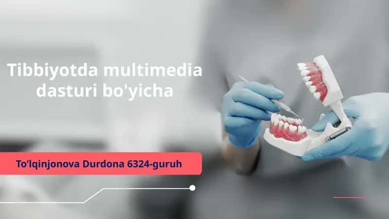 Tibbiyotda multimedia dasturi bo'yicha 1