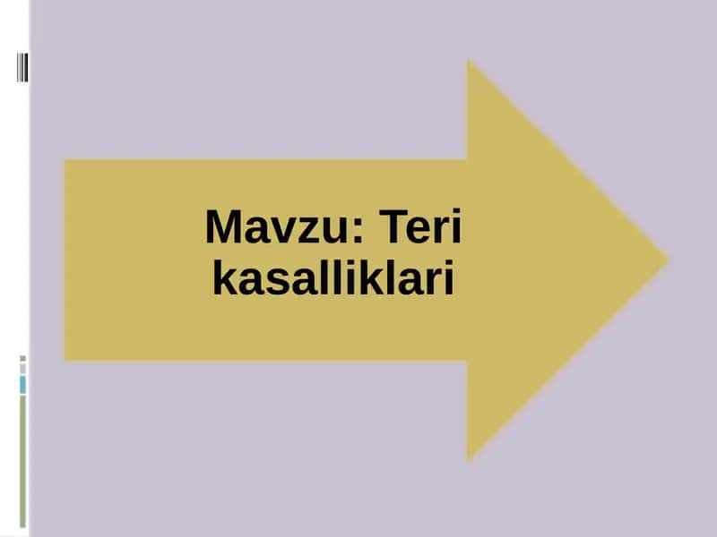 Teri kasalliklar 1