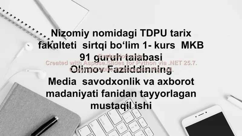 Jahon media makonida raqobat muhiti tahlili 1