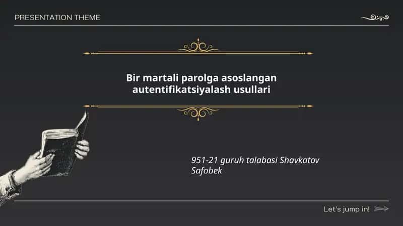 Bir martalik parol tizimlari tarixi 1