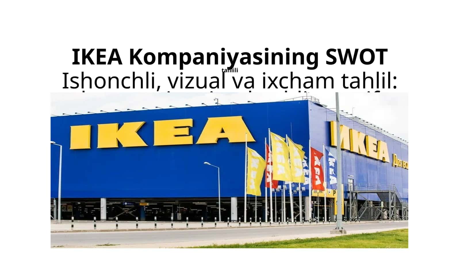 SWOT tahlili 1