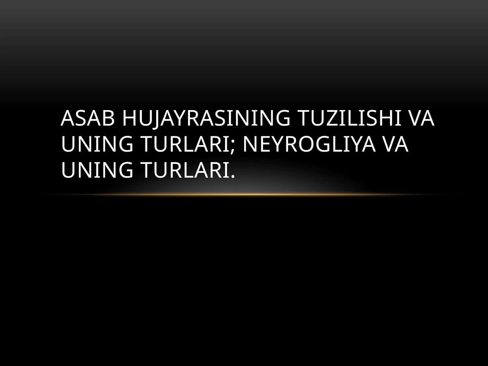 Asabhujayrasining tuzilishi va uning turlari 1