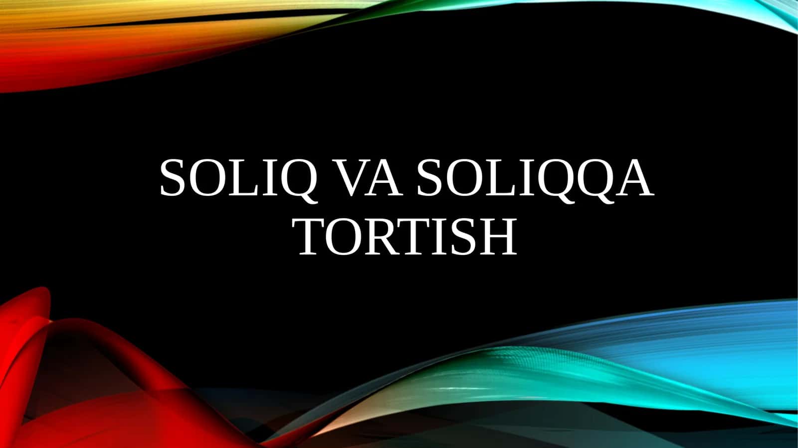 Soliq qarzi va undirish tartibi 1