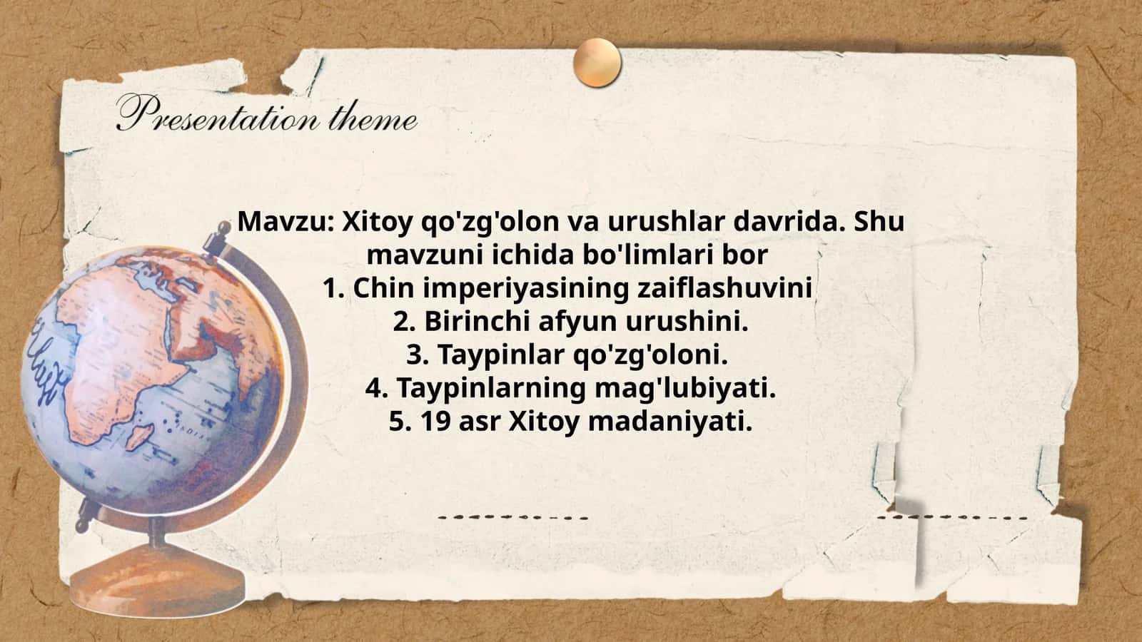 Xitoy qo'zg'olon va urushlar davrida 1