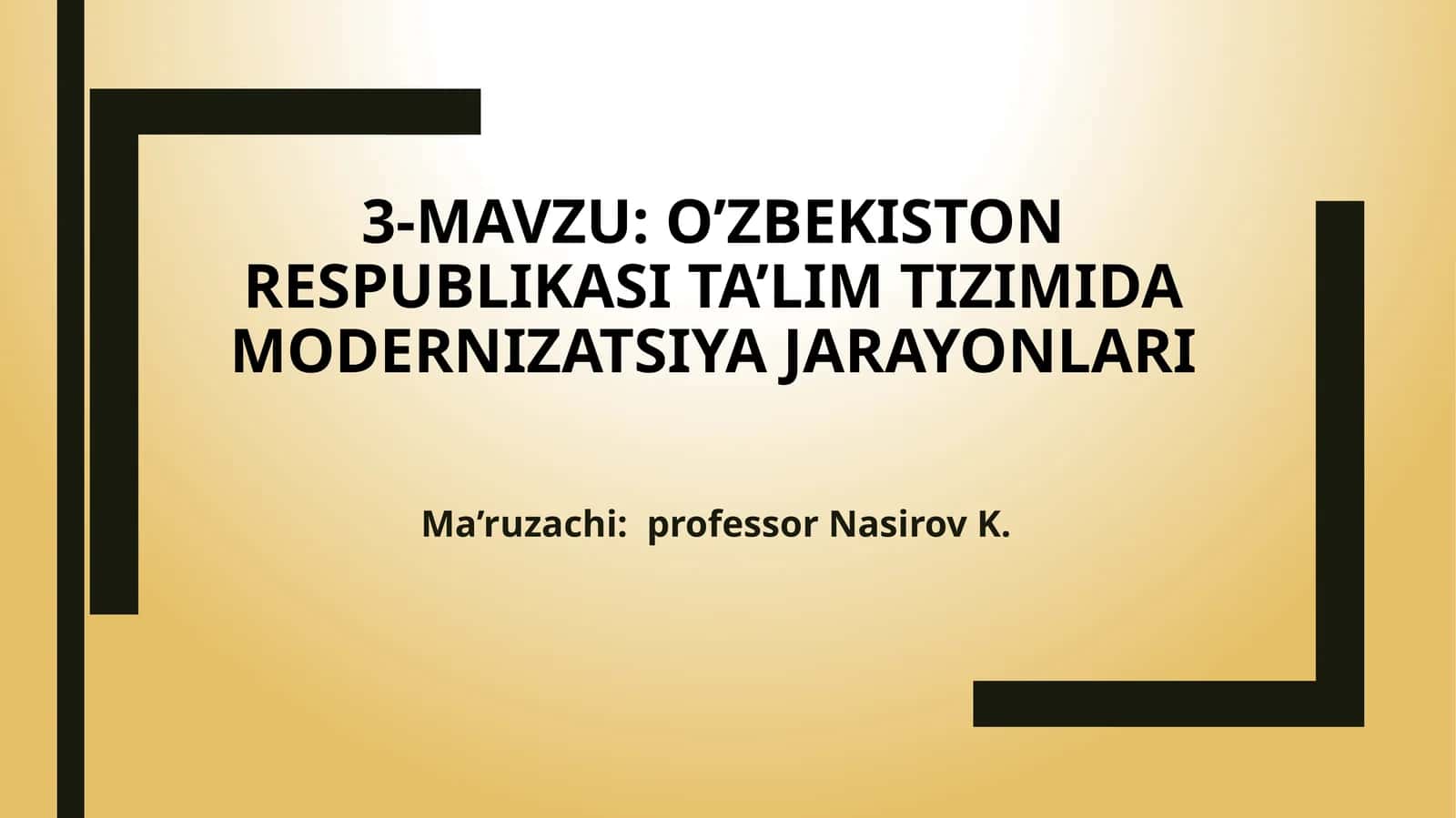 O‘zbekiston Respublikasi ta’lim tizimi 1