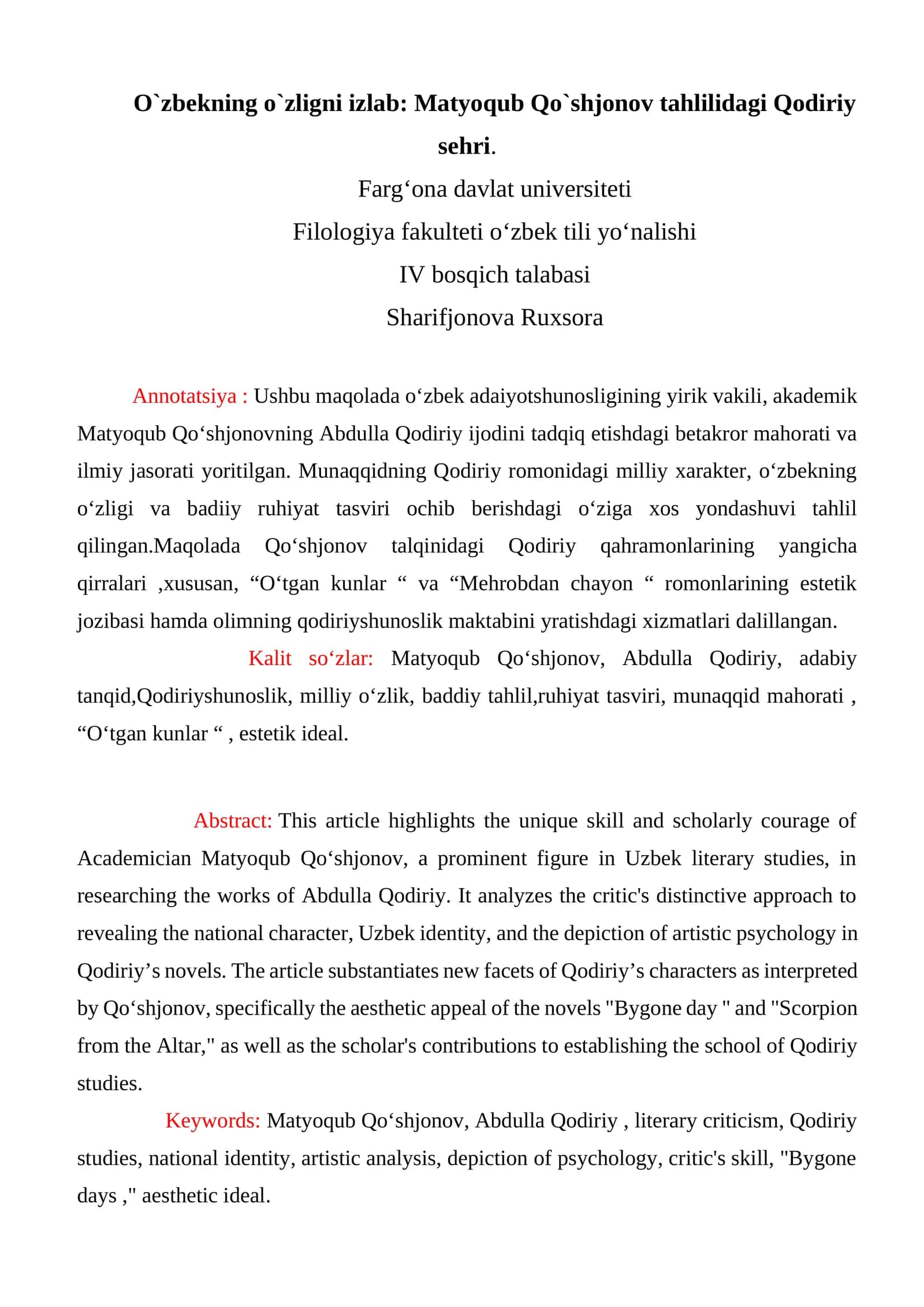 Maqola 1