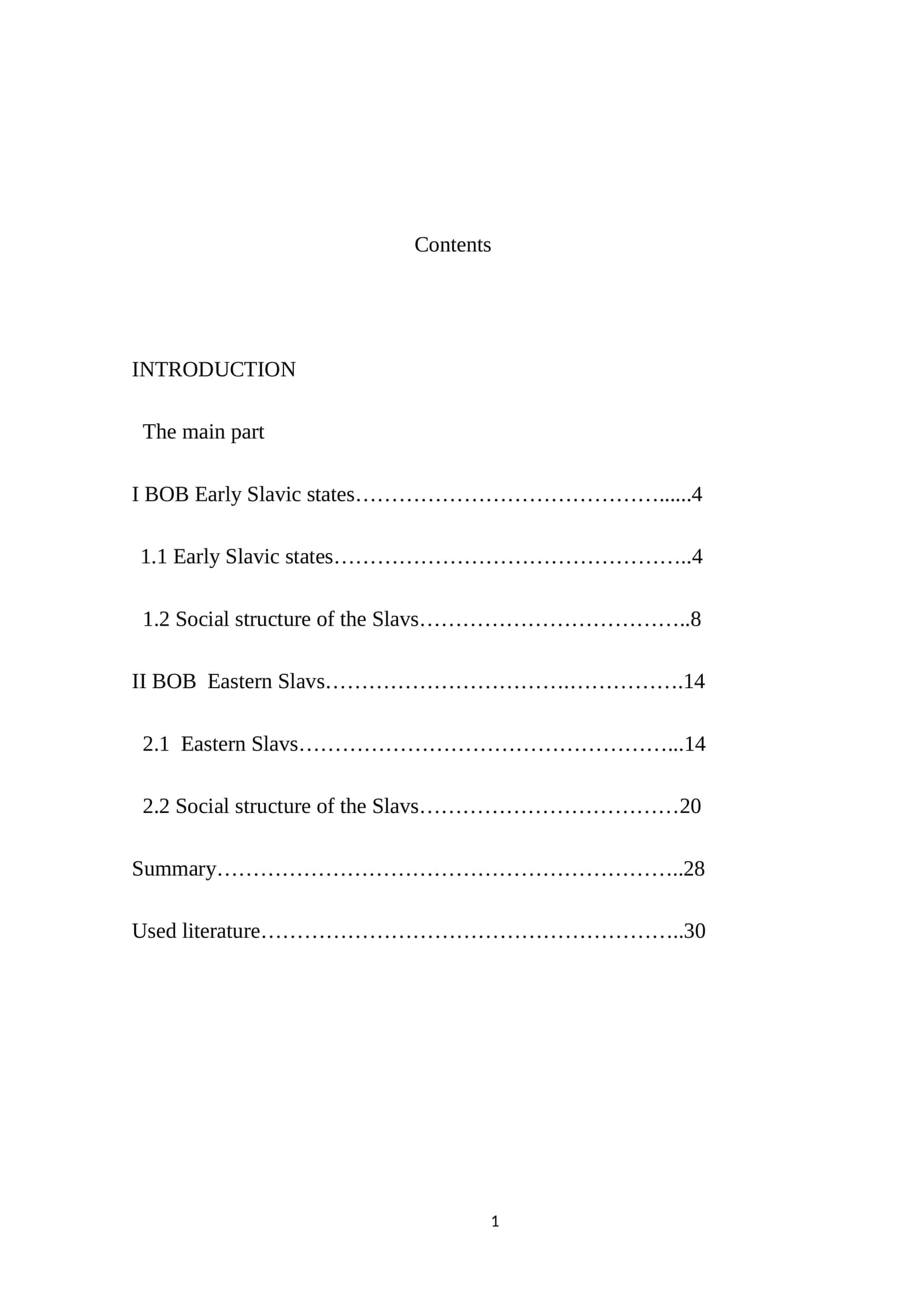 Early Slavic states 1