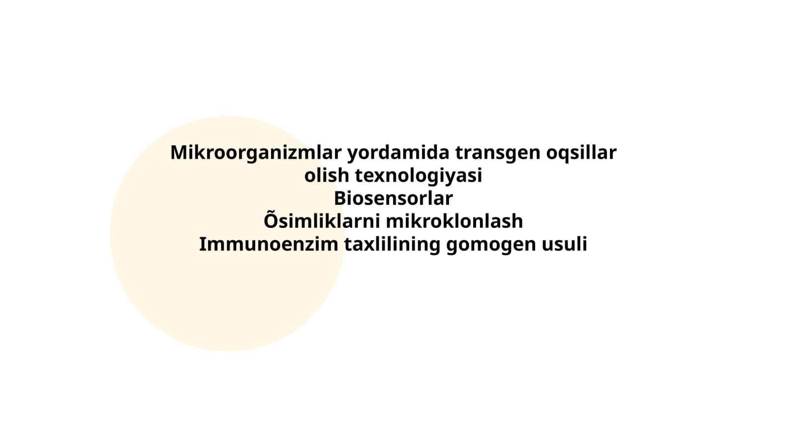 Mikroorganizmlar yordamida transgen oqsillar olish texnologiyasi 1