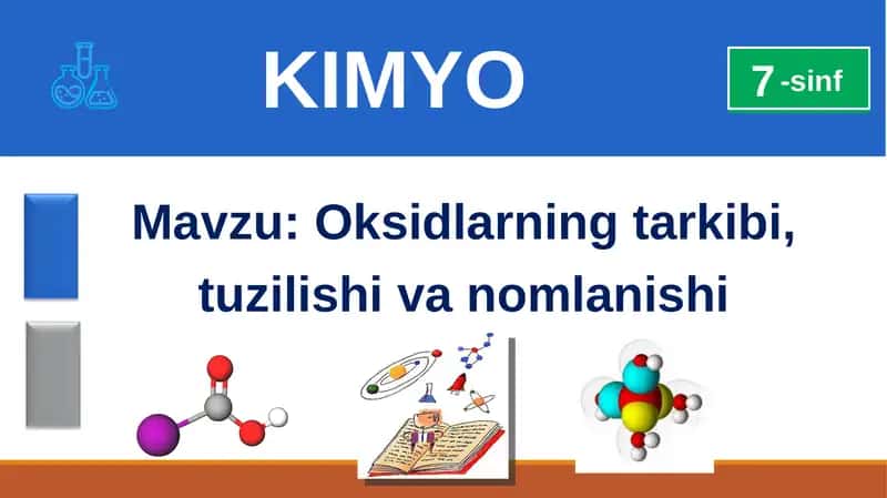 Oksidlarning tarkibi, tuzilishi va nomlanishi 1