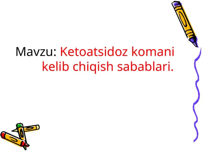 Ketoatsidoz koma 1