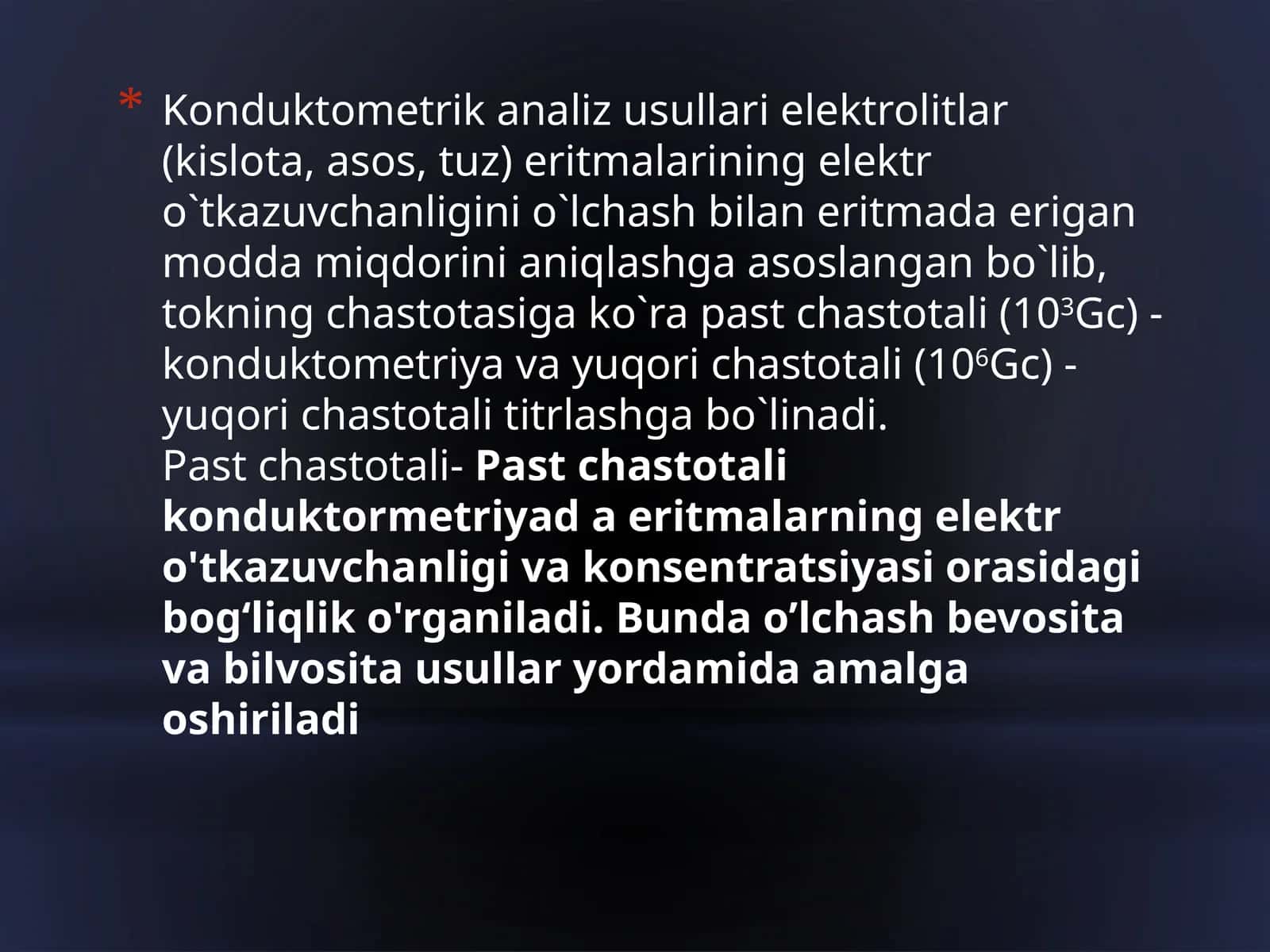 Konduktometrik analiz usullari 1