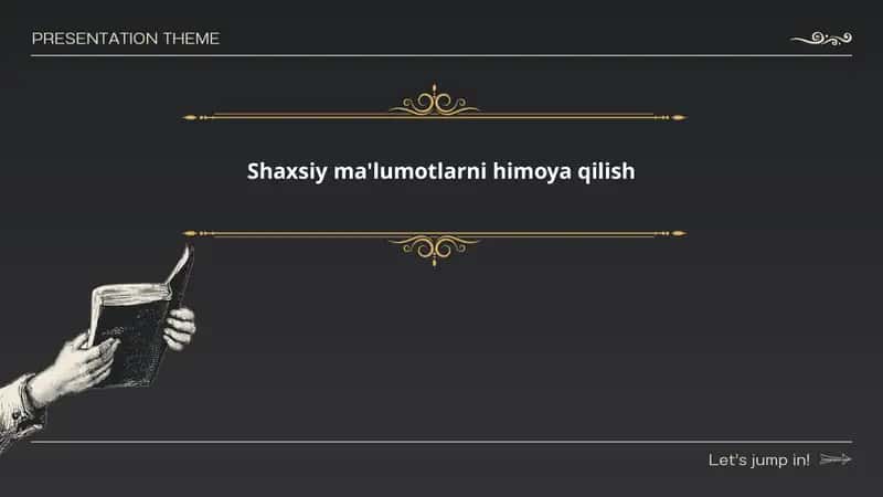 Shaxsiy ma'lumotlarni himoya qilish 1