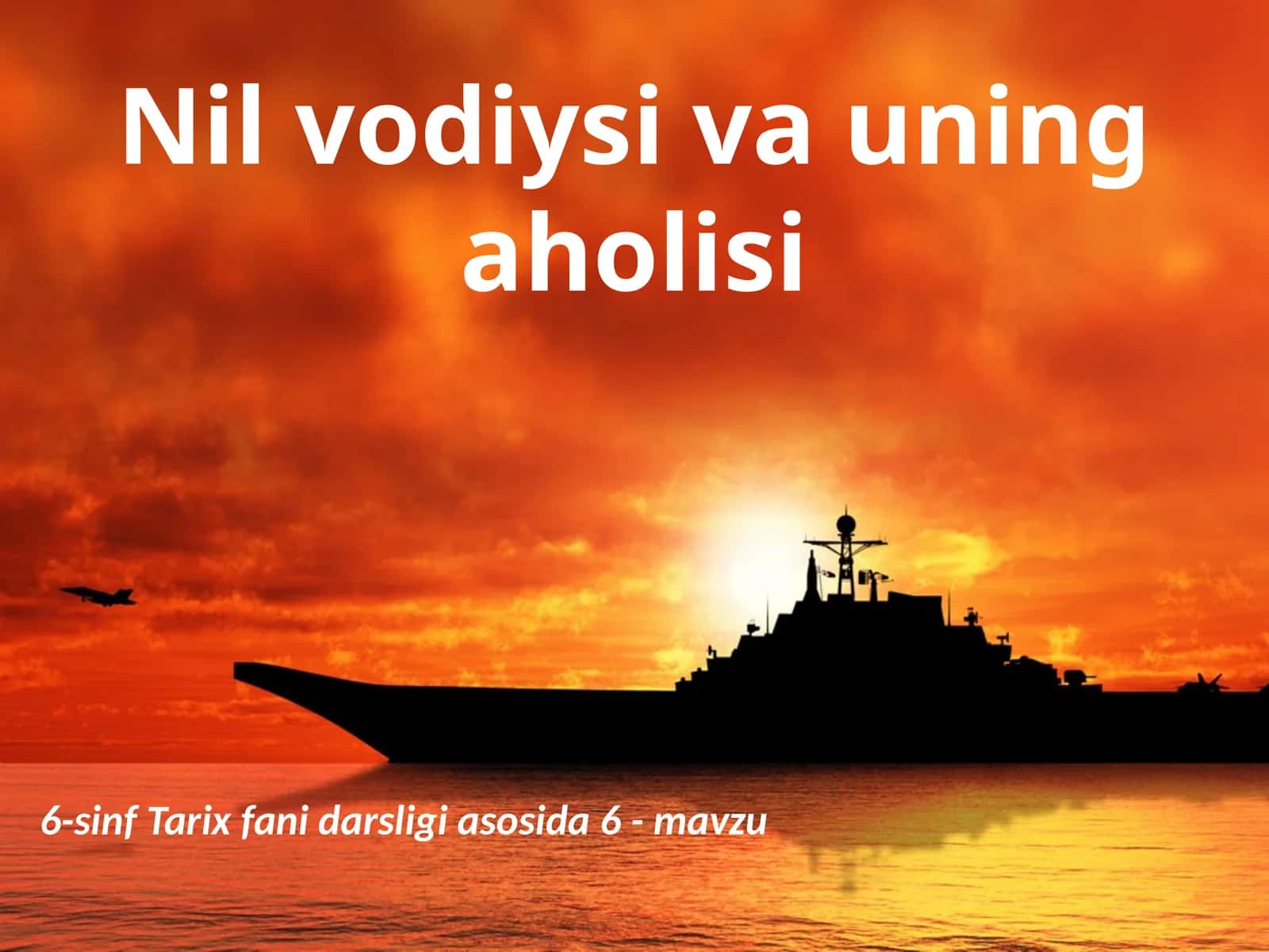 Nil vodiysi va uning aholisi 1