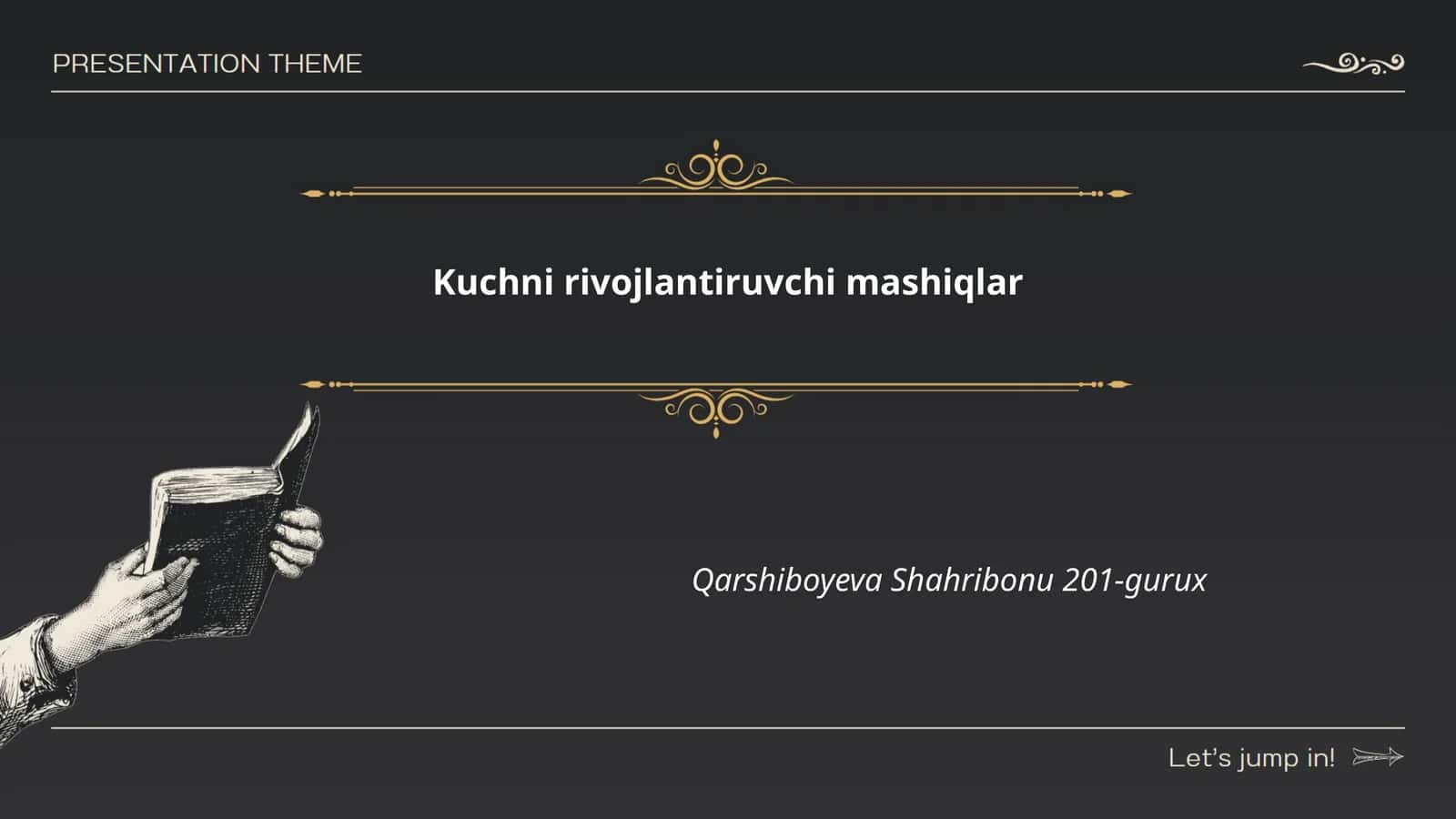 Kuchni rivojlantiruvchi mashiqlar 1