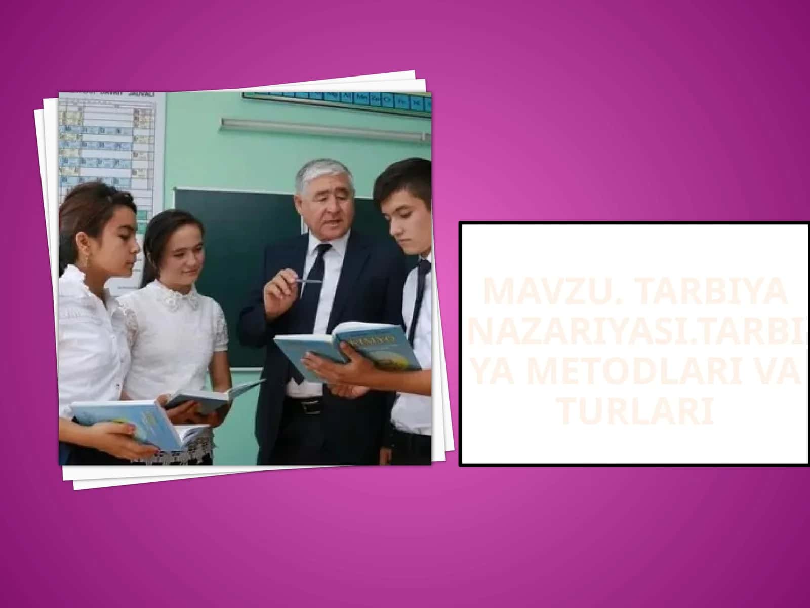 Tarbiya nazariyasi 1