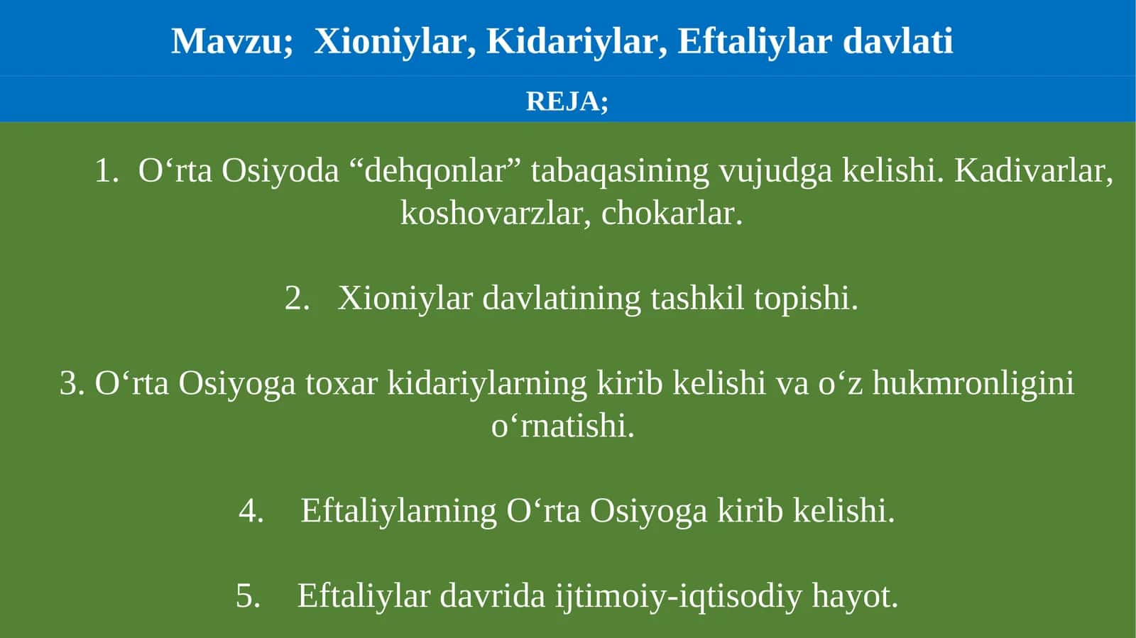 Xioniylar, Kidariylar, Eftaliylar davlati 1