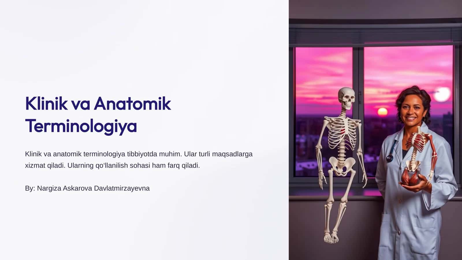 Klinik va Anatomik Terminologiya 1