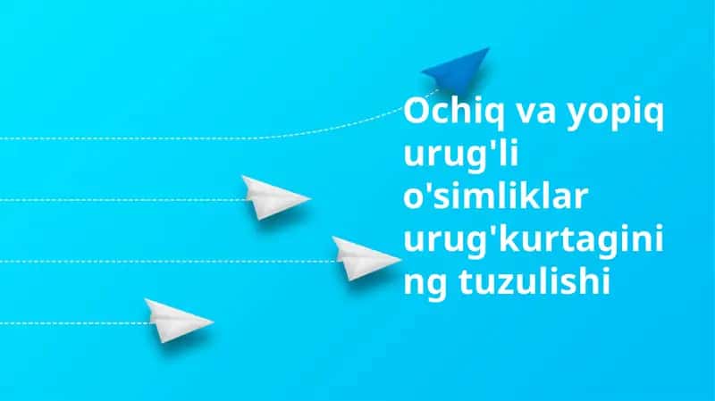 Ochiq va yopiq urug'li o'simliklar urug'kurtagining tuzulishi 1