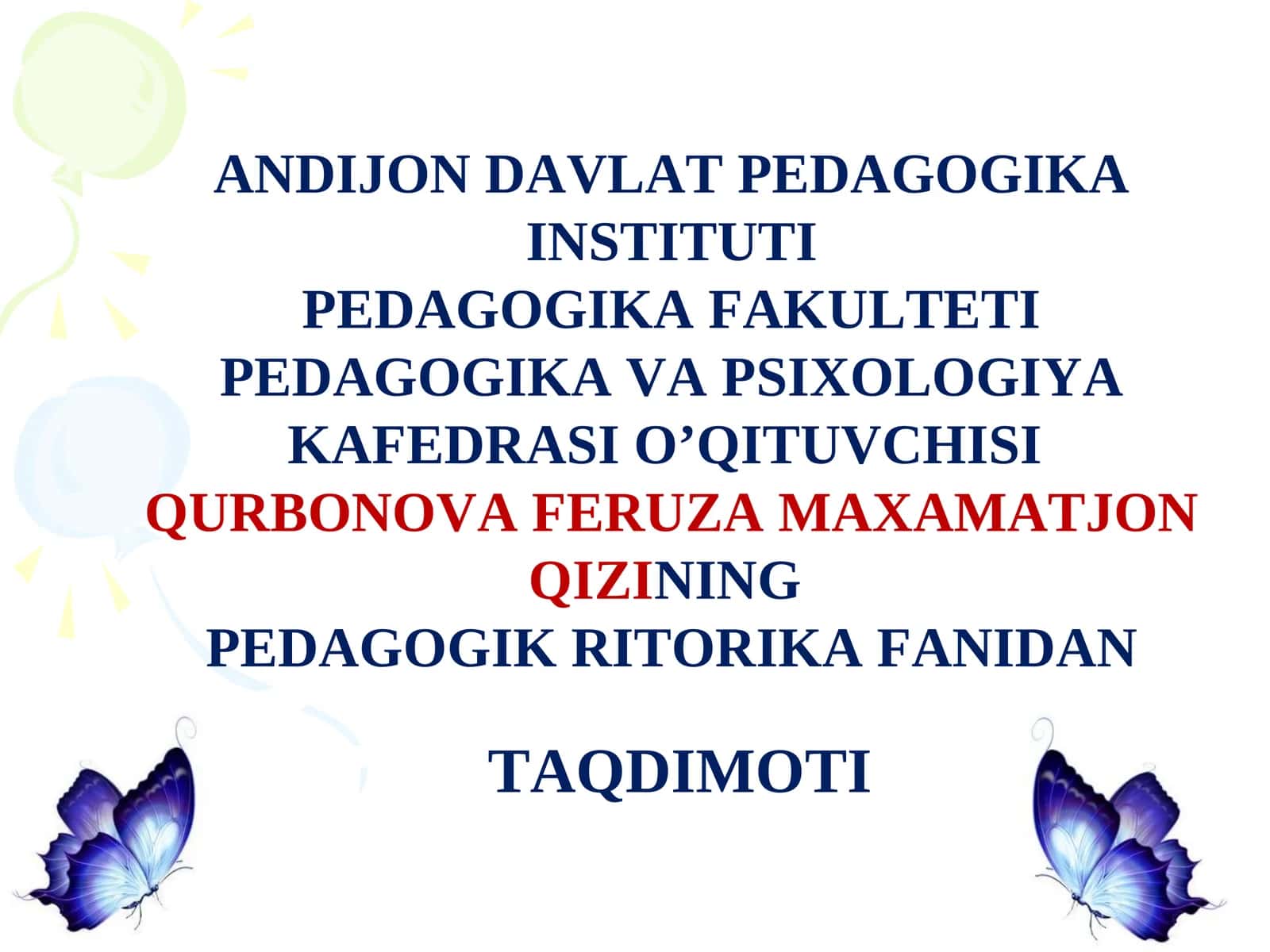 Ritorikaning Mazmun-Mundarijasi 1
