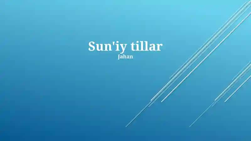 Sun'iy tillar
