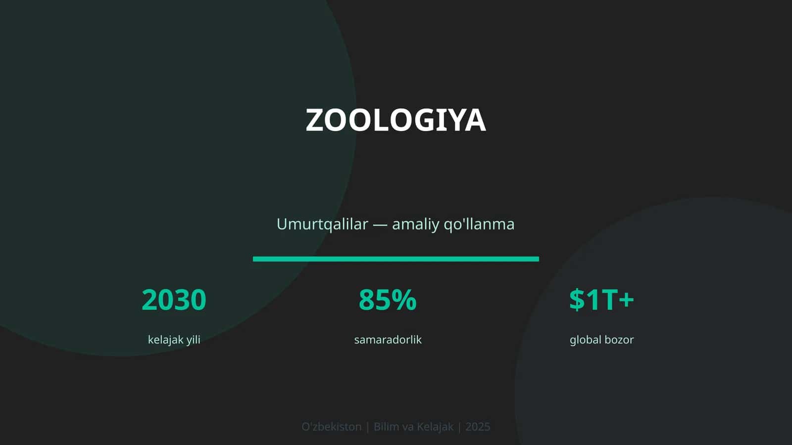 Umurtqalilar — amaliy qo'llanma 1