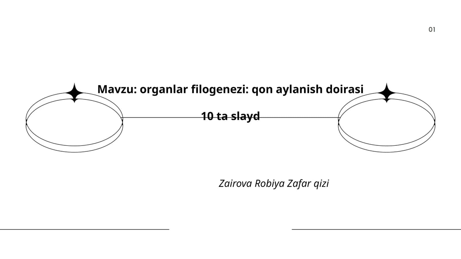 Qon aylanish tizimining filogenezi 1
