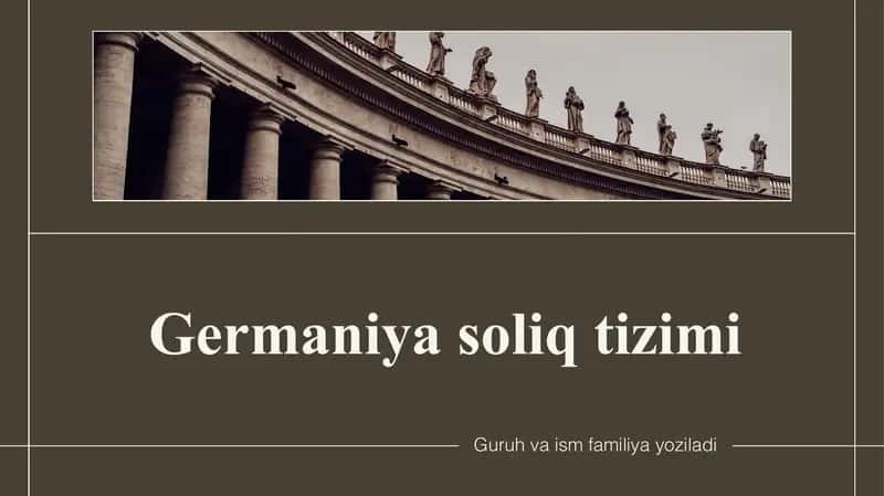 Germaniya soliq tizimi 1