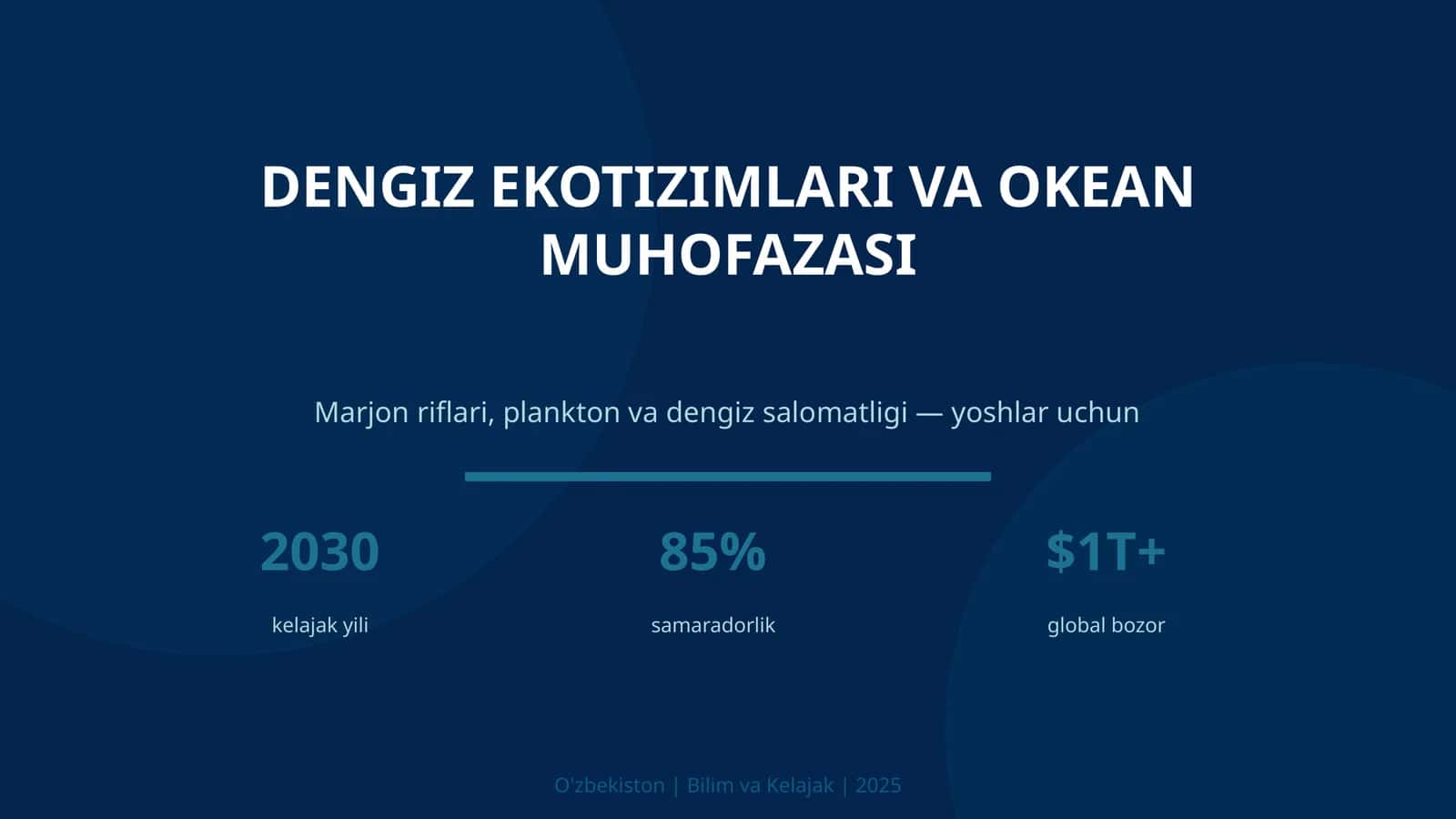 Dengiz ekotizimlari va okean muhofazasi 1