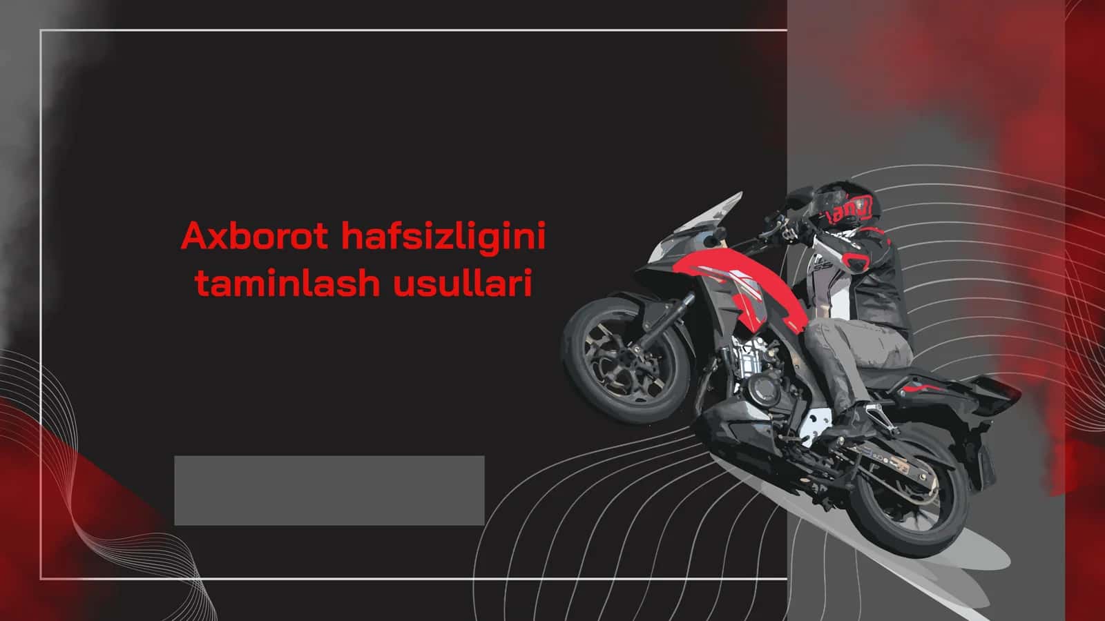 Axborot hafsizligini taminlash usullari 1