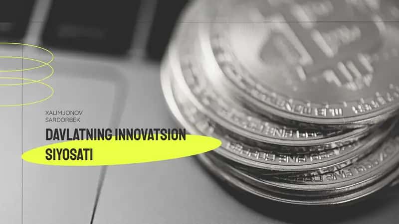 DAVLATNING INNOVATSION SIYOSATI 1