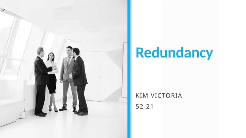 Redundancy 1