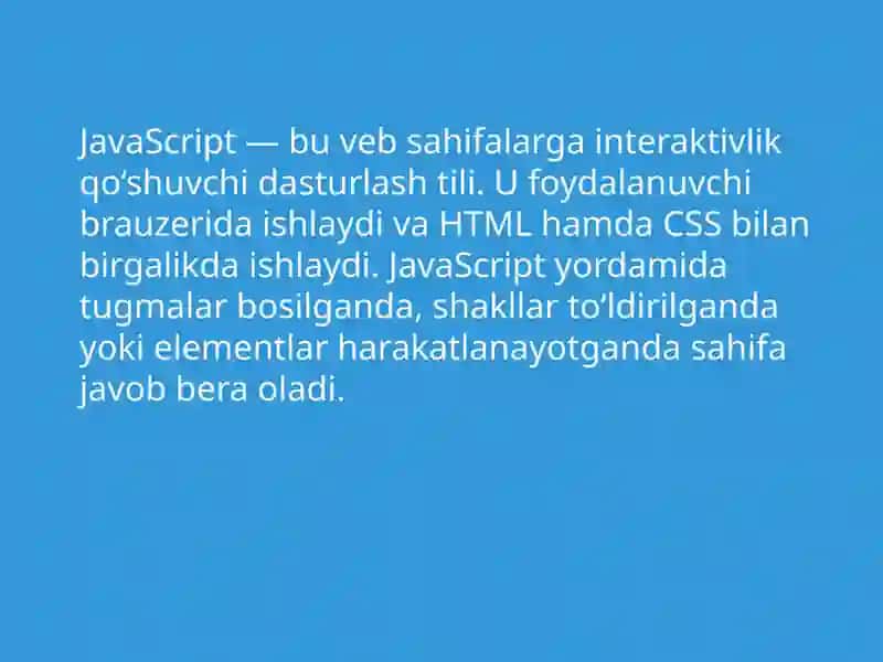 JavaScript