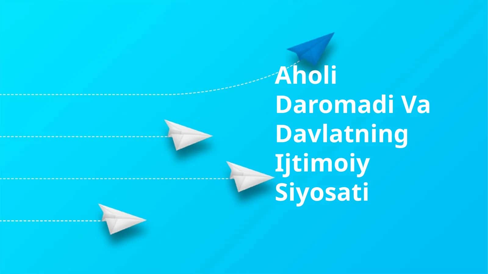 Aholi Daromadi Va Davlatning Ijtimoiy Siyosati 1