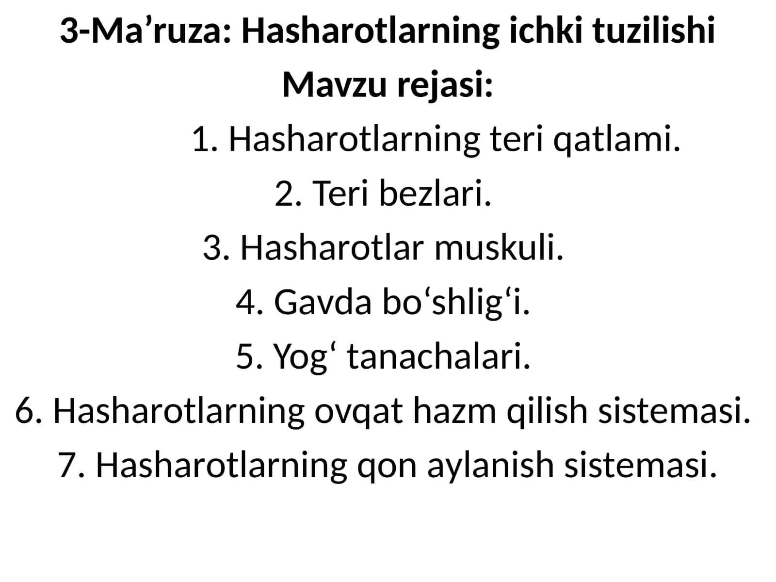 Hаshаrоtlаrning tuzilishi 1