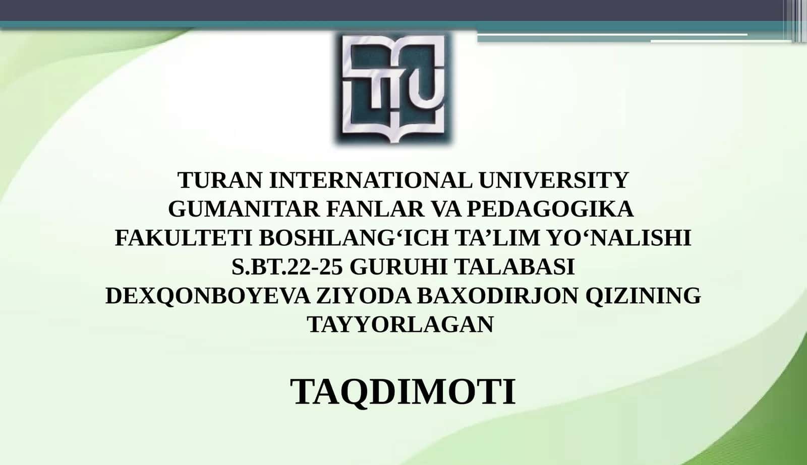 Boshlang‘ichta’limdao‘qitishninggrafikliorganayzerlari:Vennadiagrammasi, T-jadval, BBBjadvali,Baliqskeleti,Qandaydiagramma,Nilufarguli,Klastervaboshqalar 1