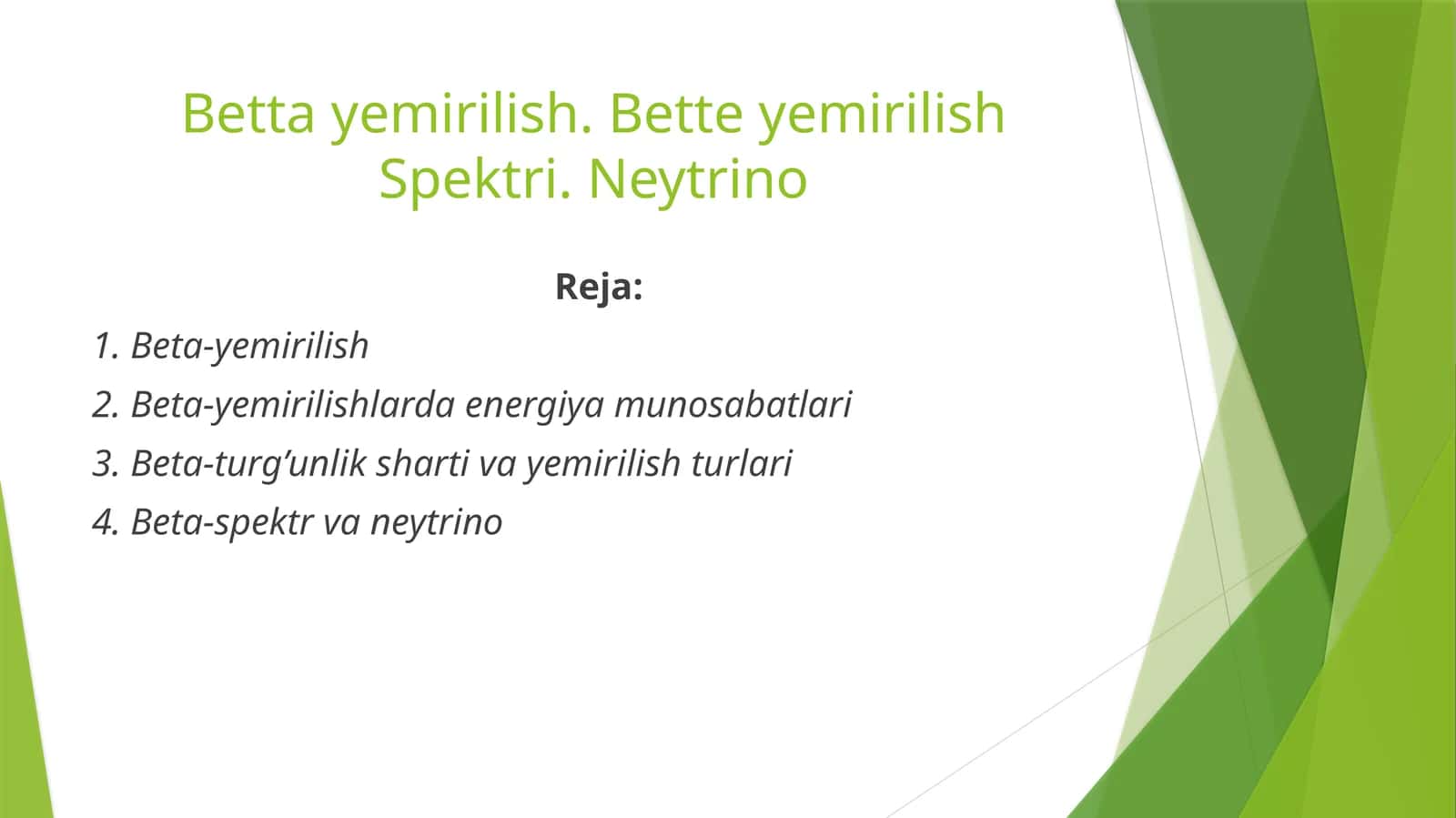 Bettayemirilish. BetteyemirilishSpektri.Neytrino 1