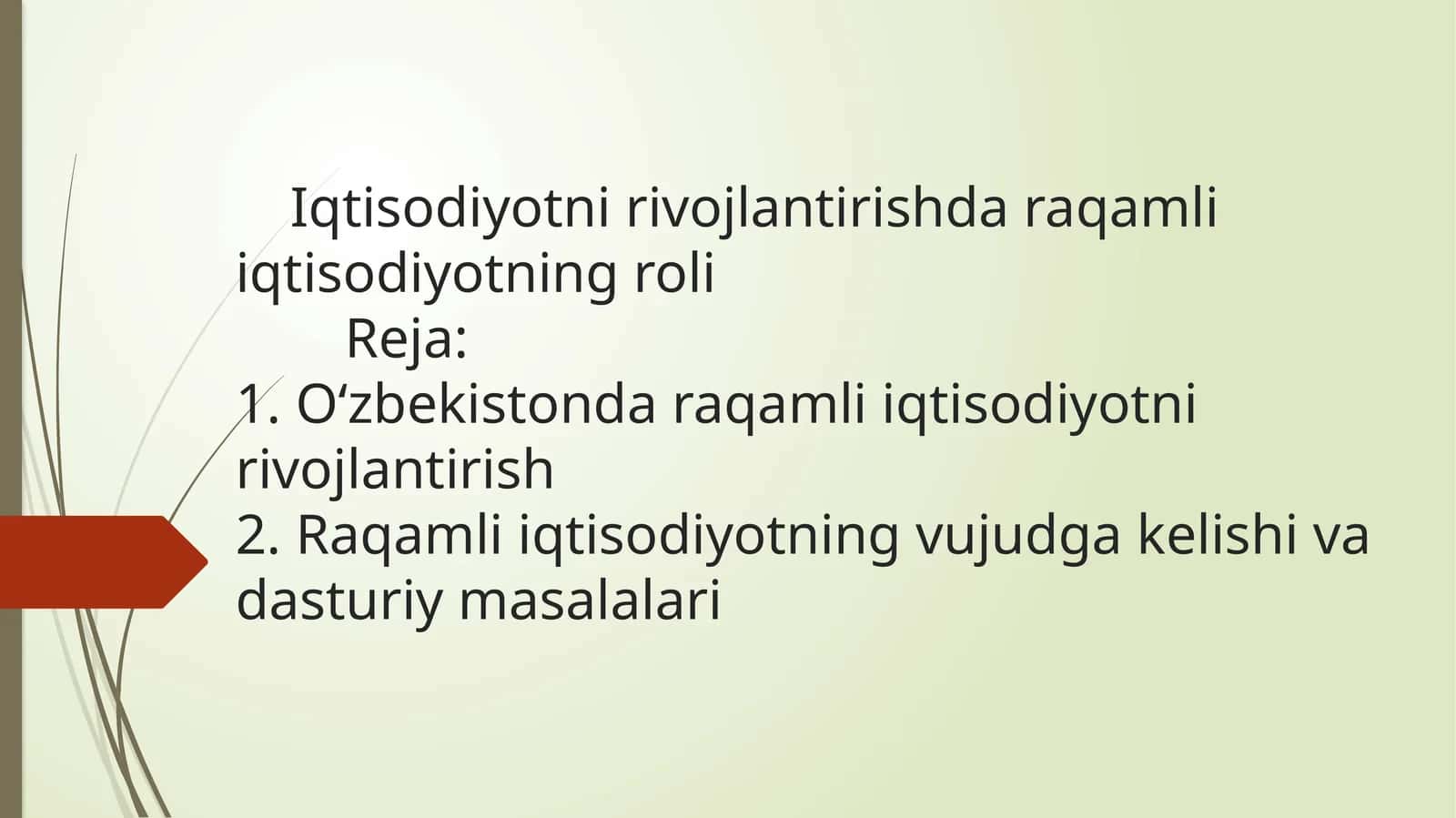 Ilm-ma'rifat va qashshoqlik so'nggi takliflar 1