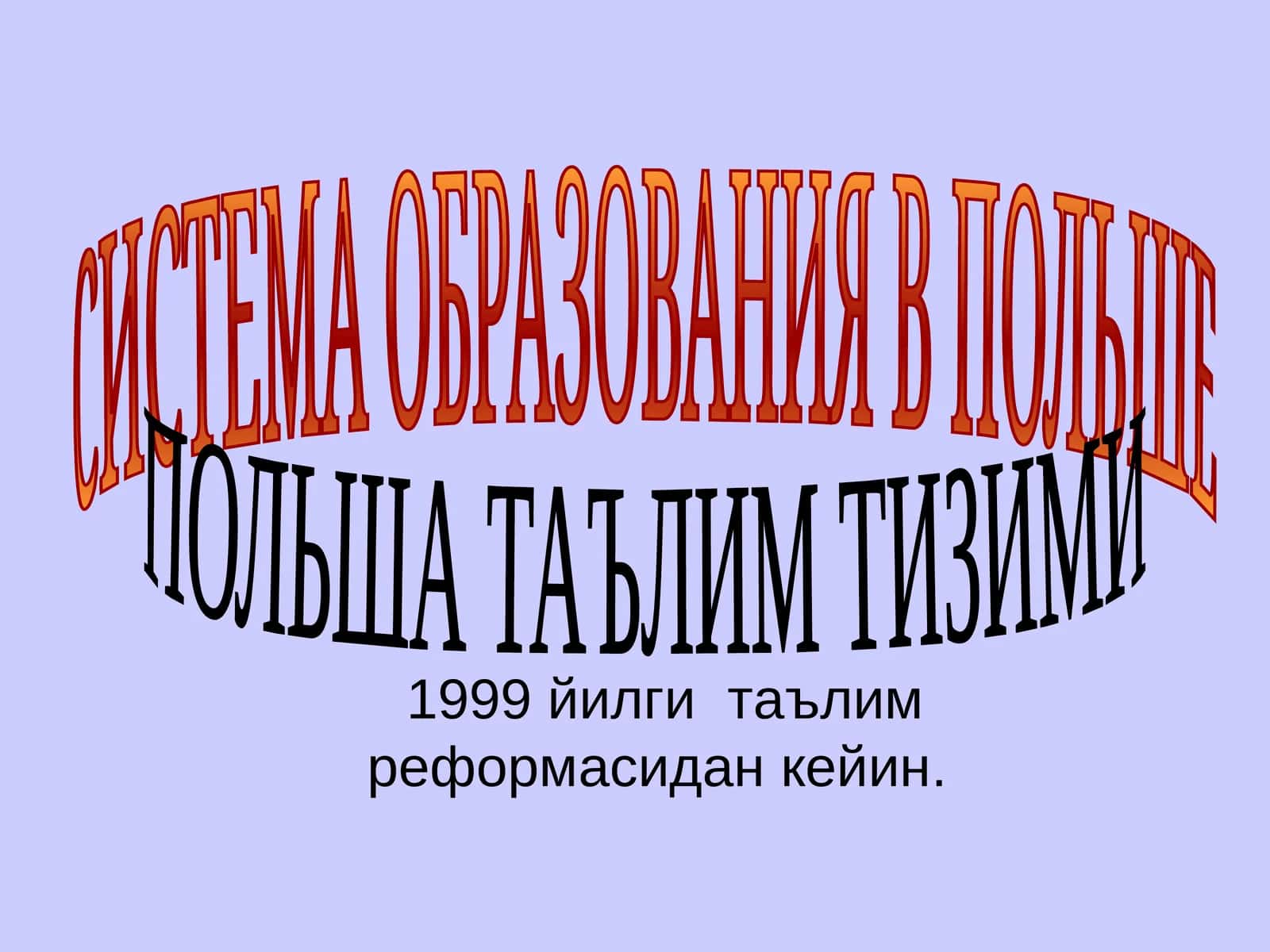 ПОЛЬША ТАЪЛИМ ТИЗИМИ 1