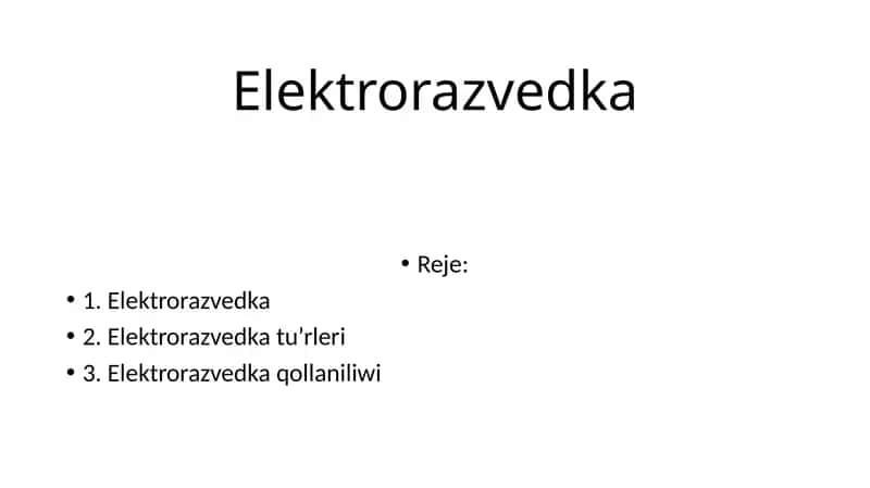 Elektrorazvedka 1