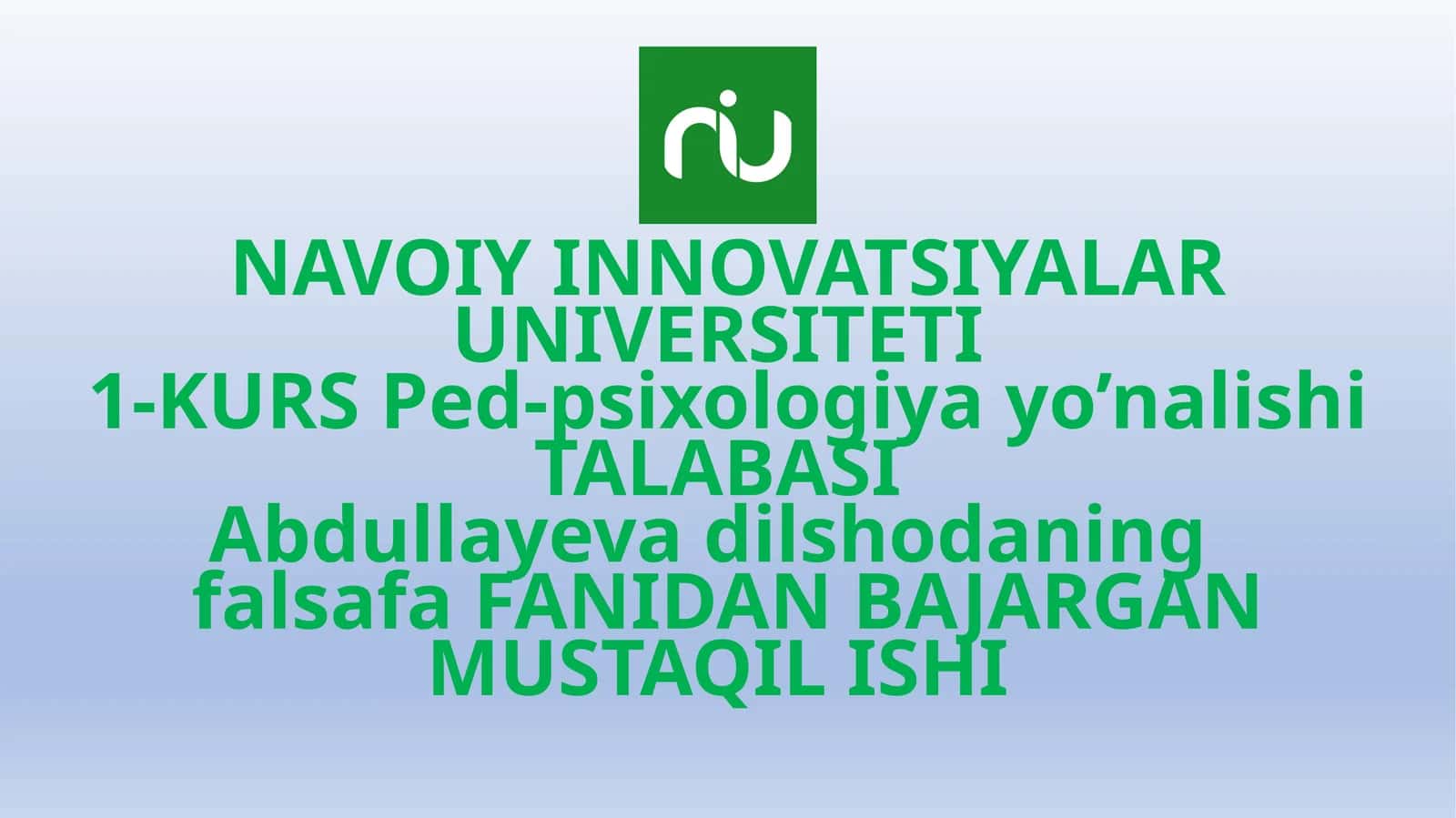 Ilko’rta asr Sharq falsafasi va uyg'onish davri 1