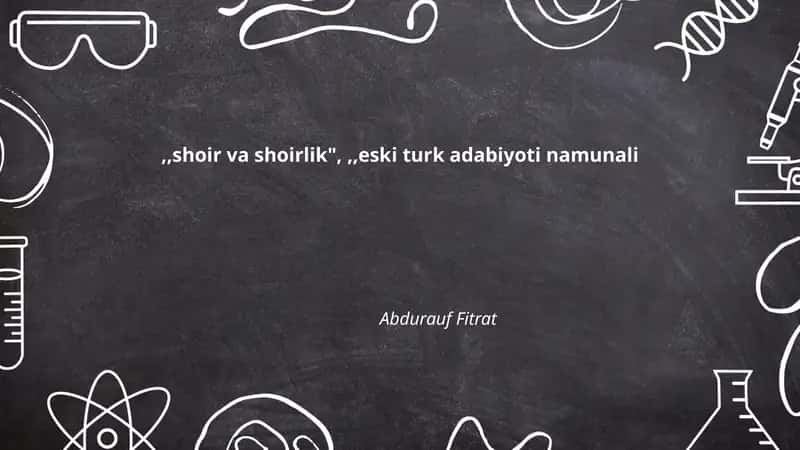 Shoir va shoirlik tushunchasi: eski turk adabiyotida og‘zaki va yozma anʼanani bog‘lovchi tamoyildir 1