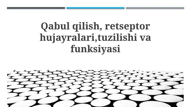 Receptor Hujayralari 1