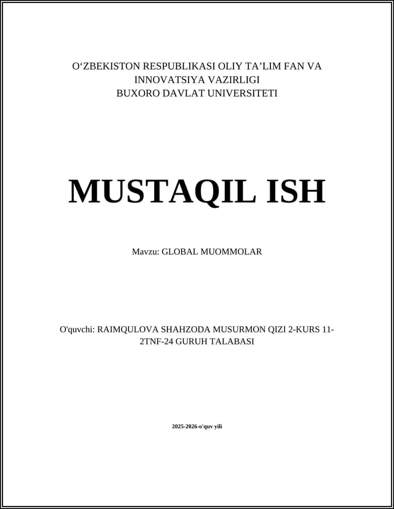 GLOBAL MUOMMOLAR 1