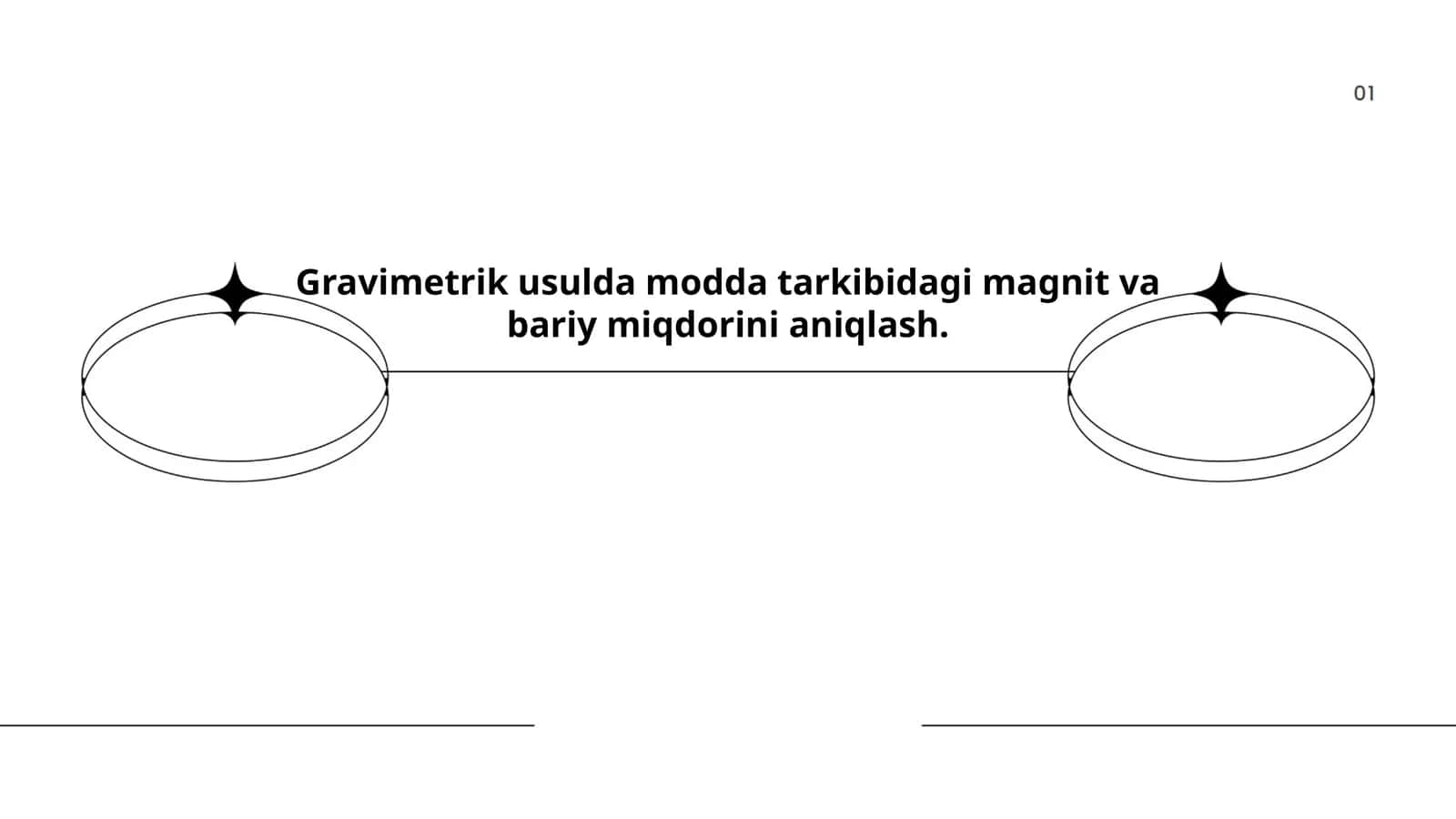 Gravimetrik usulda modda tarkibidagi magnit va bariy miqdorini aniqlash 1
