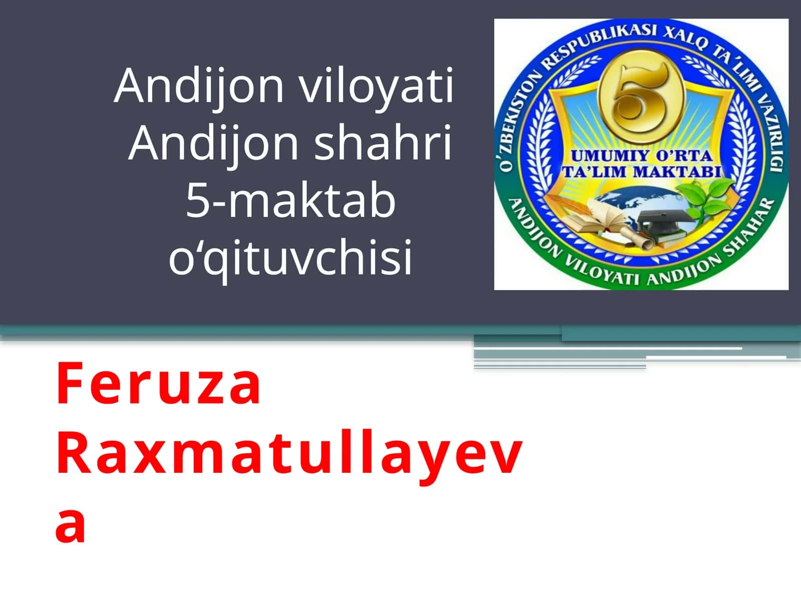 QAT'IY FE'L-ATVORNING MUHIMLIGI 1