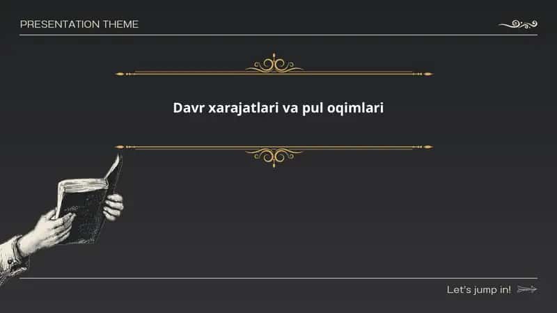 Davr xarajatlari va pul oqimlari 1