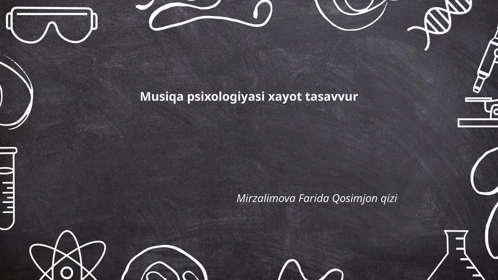 Musiqa psixologiyasi xayot tasavvur 1