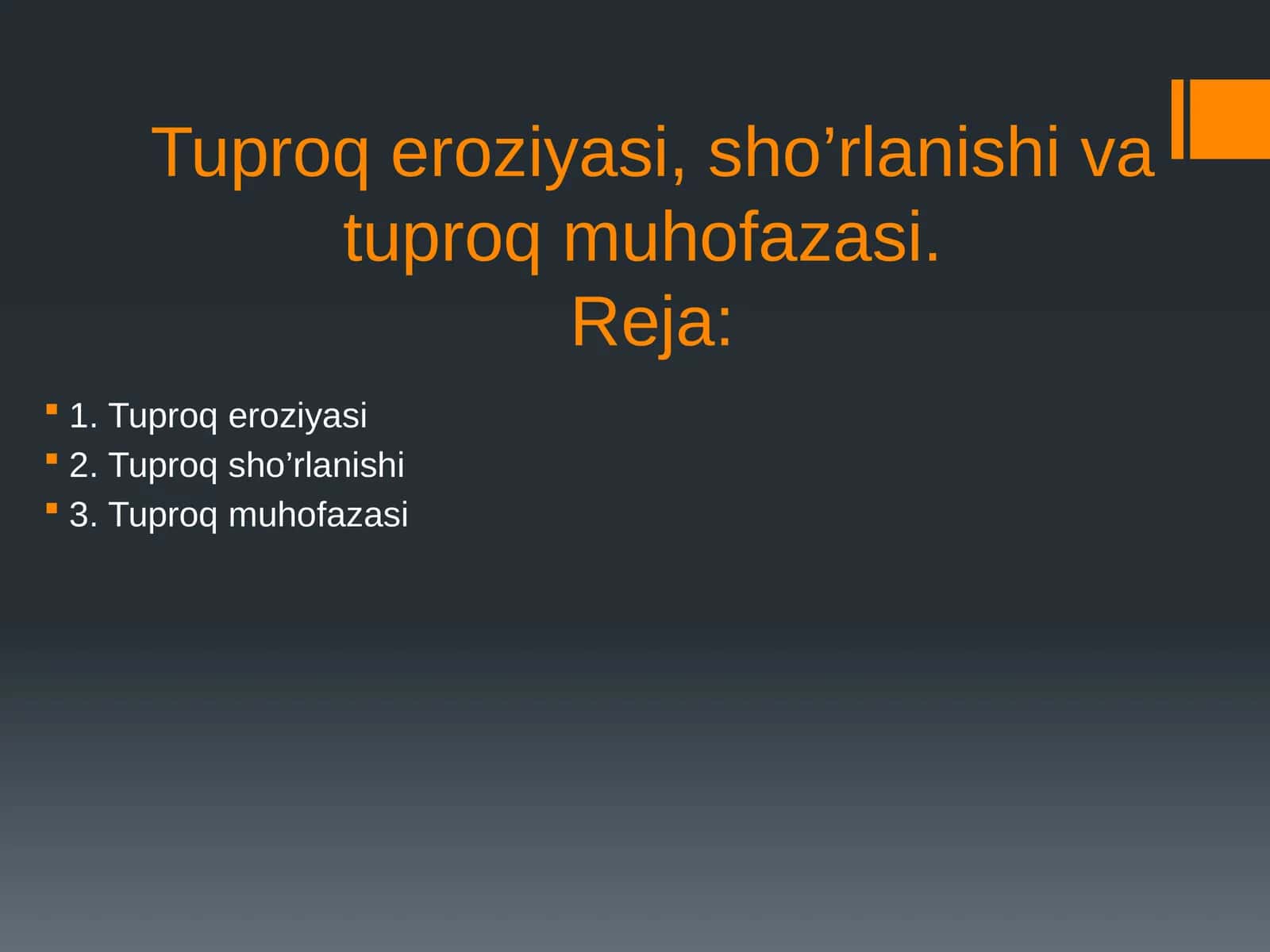 Tuproq eroziyasi (Tuproqeroziyasi) 1