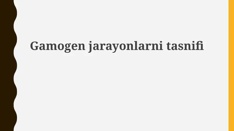 Gamogenjarayonlarnitasnifi 1